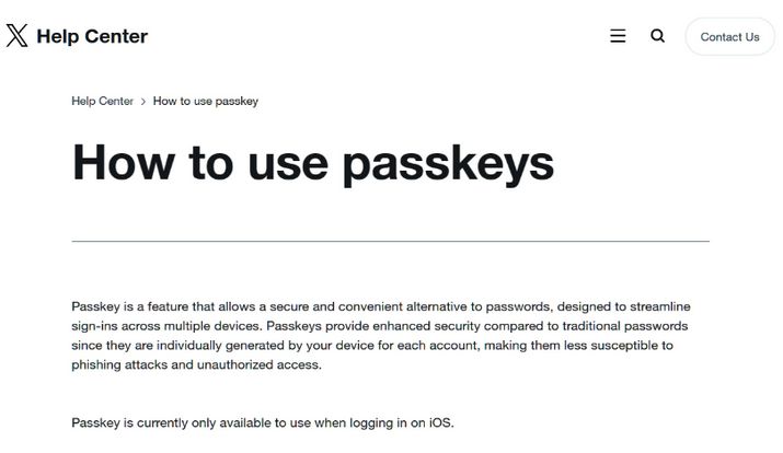 科尔沁右翼中苹果维修店铺分享iOS用户如何通过通行密钥(Passkey)登录 