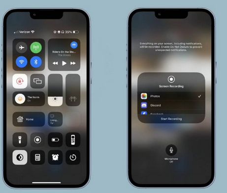 科尔沁右翼中苹果15维修分享iPhone15录制屏幕时如何录制音频 