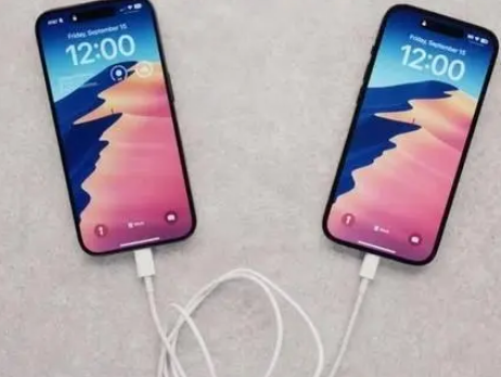 科尔沁右翼中苹果15维修店分享iPhone15可以给安卓充电吗 