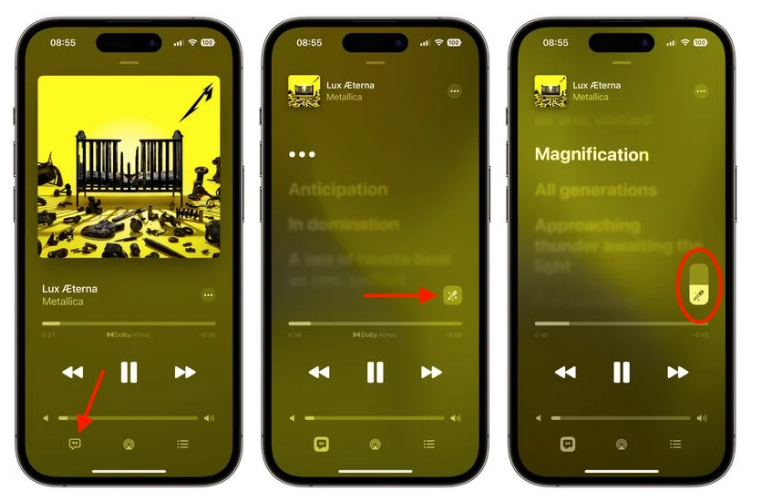 科尔沁右翼中苹果服务网点分享iOS 16.2 全新功能：在 iPhone 或 iPad 上使用 Apple Music 唱歌 