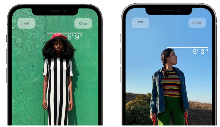 科尔沁右翼中苹果服务网点分享通过iPhone激光雷达测量身高方法教程 